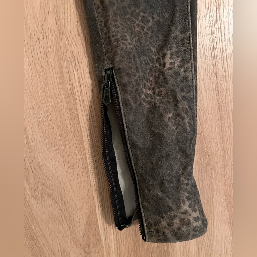 Rag&Bone Leopard print leather super stretchy skinny jeans - Picture 5 of 9